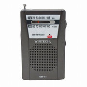 WINTECH AMFMポータブルラジオ(縦型) KMR-51