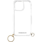 PHONECKLACE フォンネックレス ストラップ用リング付きクリアケース　for iP