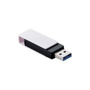 エレコム キャップ回転式USBメモリ(ホワイト) MF-RMU3B128GWH