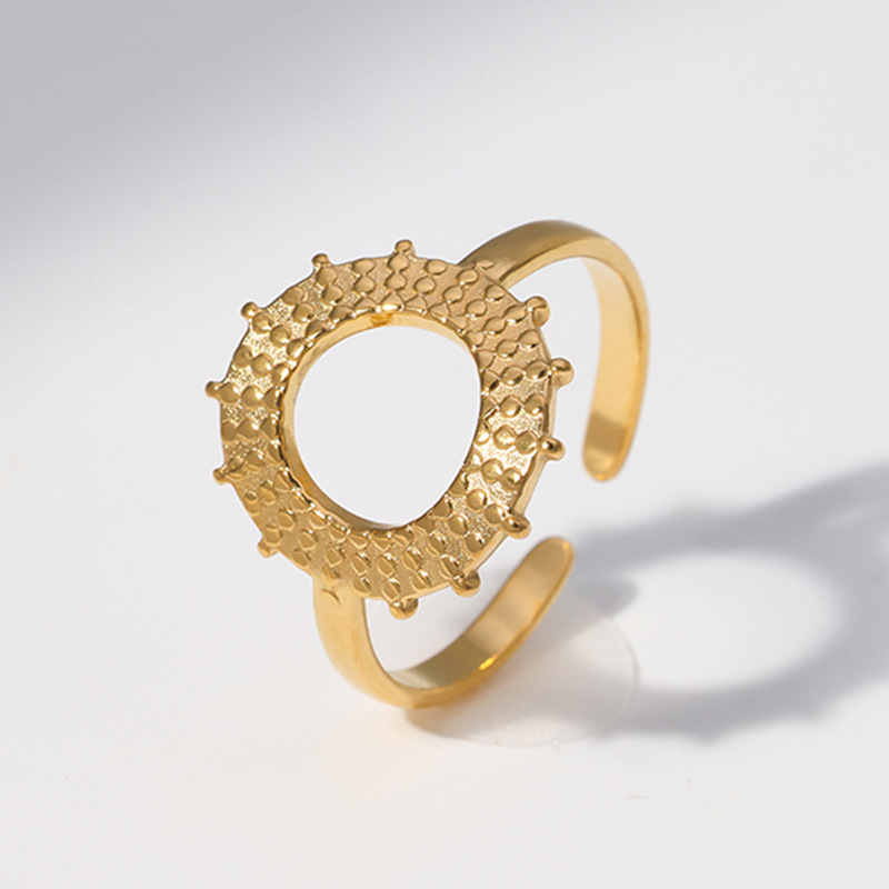 2023 ステンレスリング  太幅 幅広 指輪 ジルコニア アクセサリーファッション指輪