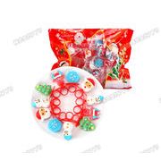 【クリスマス特集】指輪グミ　リング　個包装　サンタクロース　雪だるま　トナカイ　雪花　ツリー　お菓子
