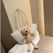 クマ ショルダーバッグ INS  大容量  ベビー用品 手提げ袋 収納バッグ ファッション 韓国風  子供バッグ