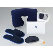 トラベルセット TVS-12X 旅行 防災グッズ アイマスク スリッパ ネックピロー 耳栓 収納ケース