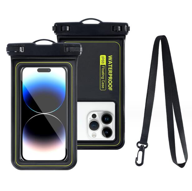 防水ケース 携帯電話防水袋 PVCケース スマートフォンケース フローティング防水バッグ 浮遊防水バッグ