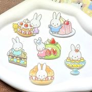 アクリルデコパーツ DIY素材 貼り付けパーツ デコ素材 バッグ手芸材料衣類と靴帽子アクセサリーパーツ