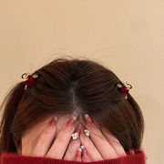ミニヘアクリップ　ヘアアクセサリー　レディース　デザイン　韓国風　髪飾り