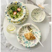 安価な！墨かけ 芸術家 ギャザリング 食器 麺皿 皿 サラダ皿 茶碗 陶磁器皿 デザインセンス スープ皿