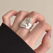 【韓国風】プチプラ韓国　金アレ対応素材　S925コーティング silverring  リング   指輪