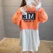 【予約222370】大きいサイズ春夏新作 韓国 レディース ファッション Tシャツ パーカーLL-4L
