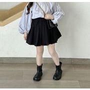 2024春新品 韓国風子供服 ベビー服  プリーツスカート 女の子 ショートスカート かわいい INS