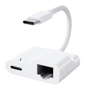 USB Type-C to 有線LAN変換アダプタ 10/100Mbps対応（PD給電対応）