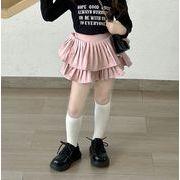 2024春新品 韓国風子供服 ベビー服  プリーツスカート 女の子 ショートスカート かわいい INS