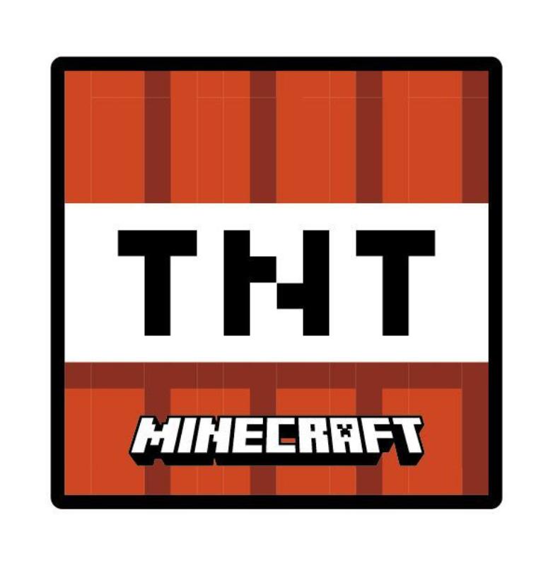 Minecraft ダイカットソフト POCOPOCO TNT CMC-03B