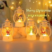 クリスマス装飾老人雪だるまled発光小型ランプデスクトップ装飾品携帯風ランプショーウインドーデパート