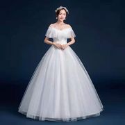 ドレス2022初秋エレガントドレス韓国ファッション正式な場合パーティードレス一字肩側開深いVネック