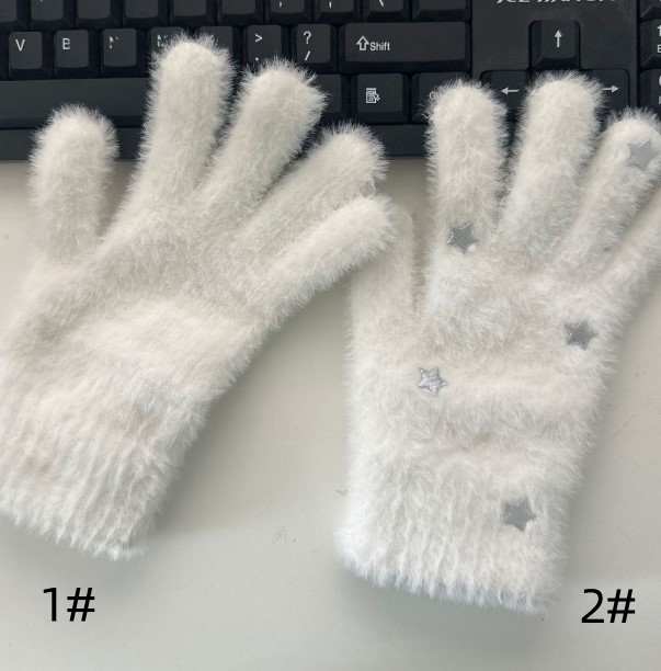 防寒 ins 大人用 ピュアカラー 2023秋冬新品 指つき手袋 暖かい 手袋 ニット手袋 厚くする 2色 デザイン感