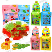 【10袋入】ブロックグミ　積み木グミ　果物味　韓国グミ　咀嚼音 ASMR 人気 INSで話題 ソフトキャンディ