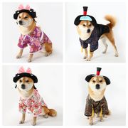 【2024春新作】ペット服   小型犬服  犬服   和服　花柄　超可愛い  ドッグウエア   ペット用品   ネコ雑貨