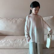 ★Girls★　子供服　90~150cm　春夏　キッズTシャツ　長袖　韓国キッズファッション