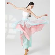 人気商品 クラシックダンスのスカート 舞い 袴 中国舞踊表演服 ダンス衣装 キュロット ワイドパンツ