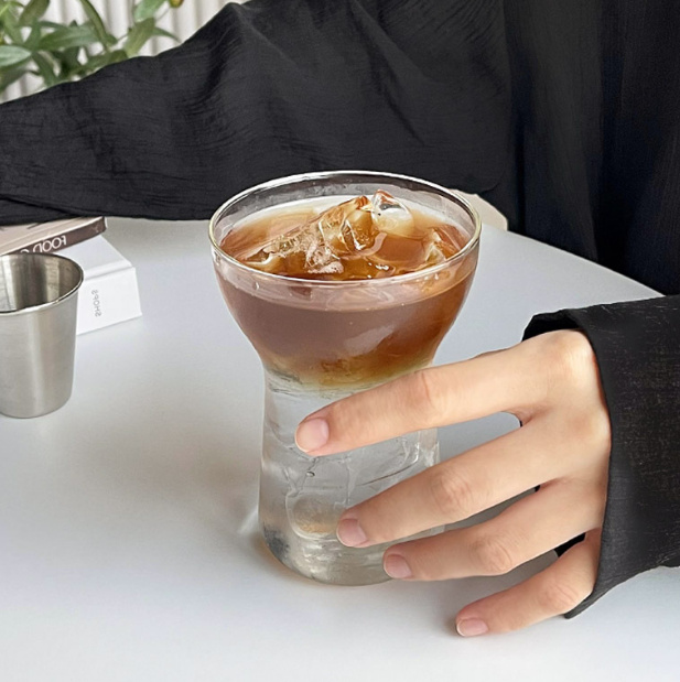 INS超人気 韓国風 大人気 簡単な グラス コーヒーカップ 撮影装具 フルーツティーカップ