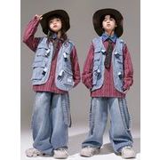 キッズ 子供服 ヒップホップ ストリートダンス パフォーマンス ステージ衣装