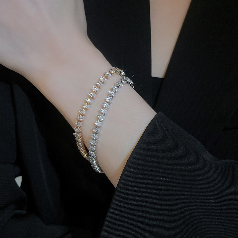 925シルバー   アクセサリー ブレスレット  ハンドメイド ブレスレット   ブレスレット INS風 バングル