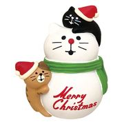 【クリスマス】子猫と雪だるま