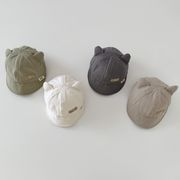 ★全4色★　子供帽子　耳キャップ　ベビーハット　紫外線対策　韓国キッズハット