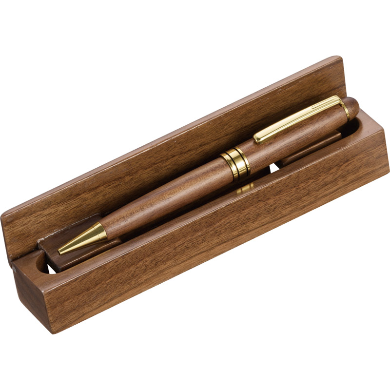 木製ボールペン（木箱付） ST144