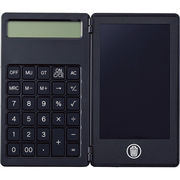 電卓付き電子メモ（４．４インチ） ブラック 0057-01