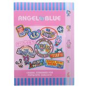 【ファイル】Angel Blue ダイカットクリアファイル5P ピンク