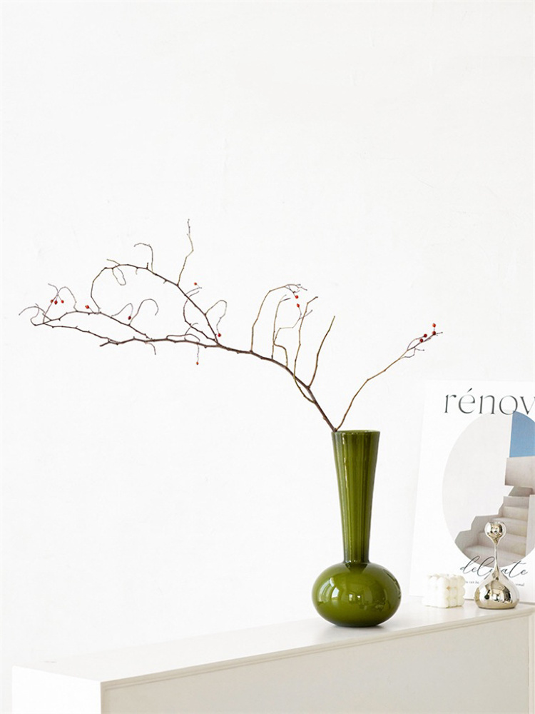 2024AW新品早割 生け花 家の装飾 花瓶 瑠璃の花瓶 家の置物 リビング置物 カジュアル デザインセンス