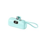 モバイルバッテリー　超小型軽量 携帯便利 Type-Cコネクター内蔵 LED残量表示 急速充電 スマホ充電器