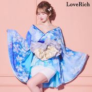 1279百合 レース ミニスカート オフショル 花魁 着物 ドレス コスプレ イベント ハロウィン
