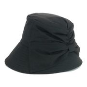 　リネン風ミドルブリムクロッシェ　レディース帽子