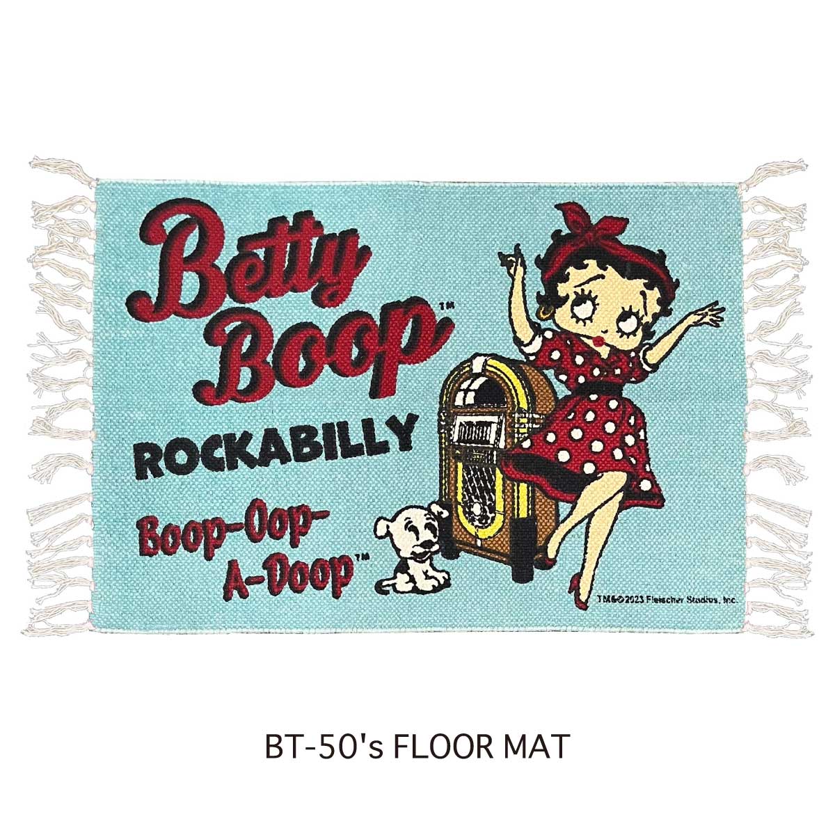 Cotton Mat】 アメリカンスタイル Betty Boop ベティちゃん コットン