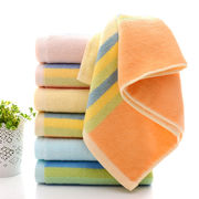タオル デイリー フェイスタオル 綿 40*90cm 一般的 無地 towel 吸水 薄手 乾きが早い 安い