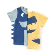 男の子の夏服 子供服 男の子のTシャツ かわいい動物の半袖 韓国の子供服