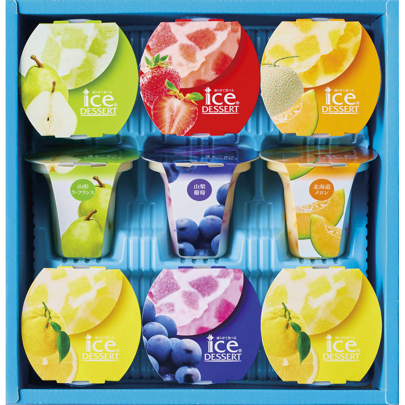 （季節限定 3月～8月）ひととえ 凍らせて食べるアイスデザート ～国産フルーツ入り～ IDE-20