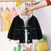 韓国子供服赤ちゃん洋気コート春秋新韓国版男の子カジュアルジャケット子供上着コート