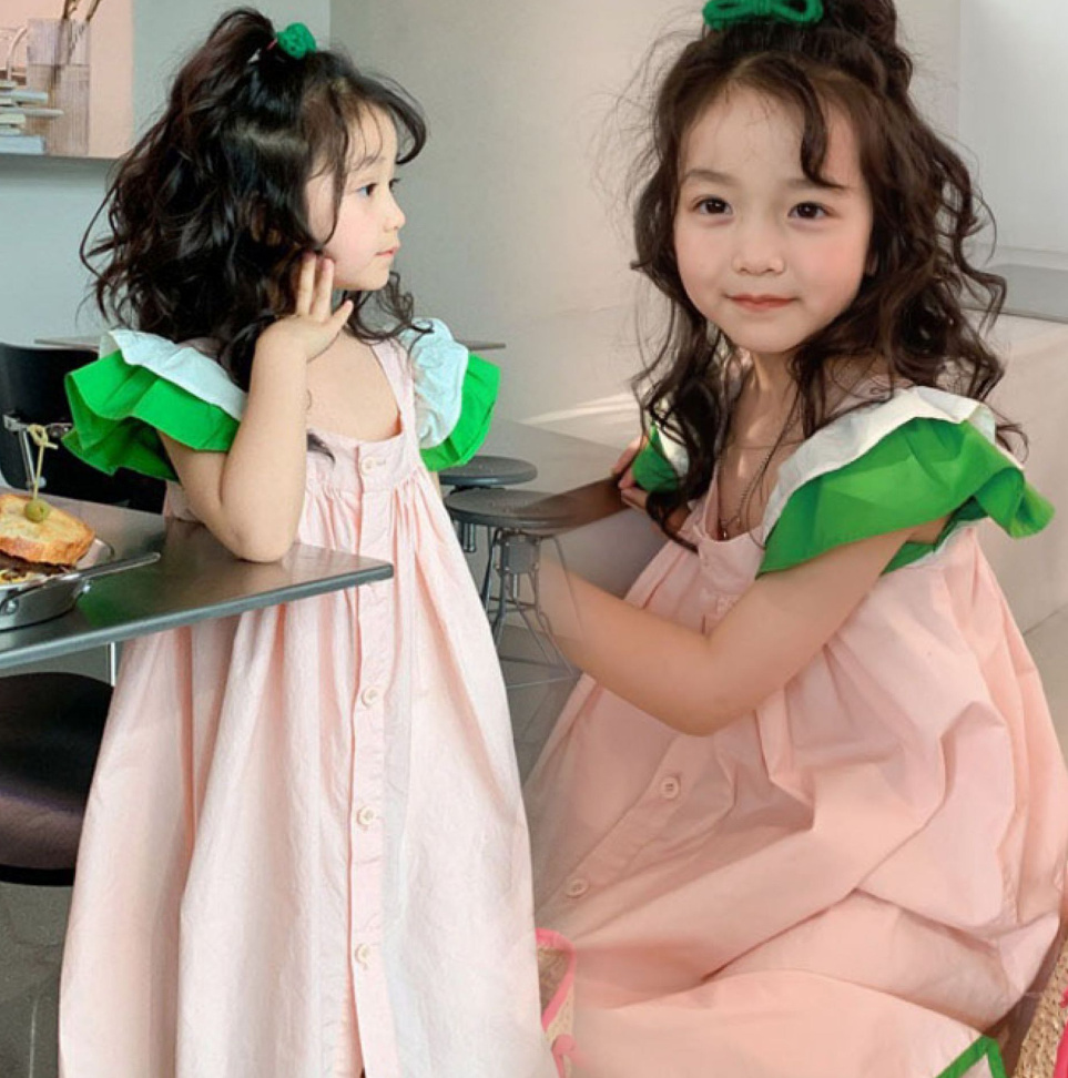2024春新作 韓国風子供服 ワンピース ベビー服 キッズ 女の子 かわいい ベビー服