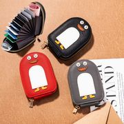 4色 PU ペンギンの形 カードホルダー  レディース  小さくて 可愛い 小銭入れ 複数のカードスロット  財布