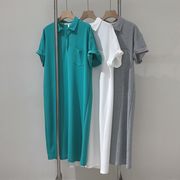【新登場】スカート  ワンピース シャツ レジャー OL 通勤 ファッション  3色から選べ