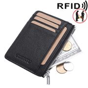 財布 メンズ 小銭入れ カードケース 薄型　シンプル　牛革　RFID