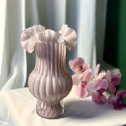 断言される 百ひだの花瓶 優しさ リビングフラワー 花器 飾り物 宴会場 結婚式 引っ越しプレゼント
