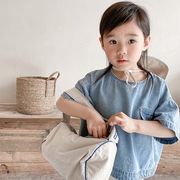【2024夏新作】韓国風子供服 ベビー服 キッズ 男女兼用　おしゃれ 半袖 トップス シャツ