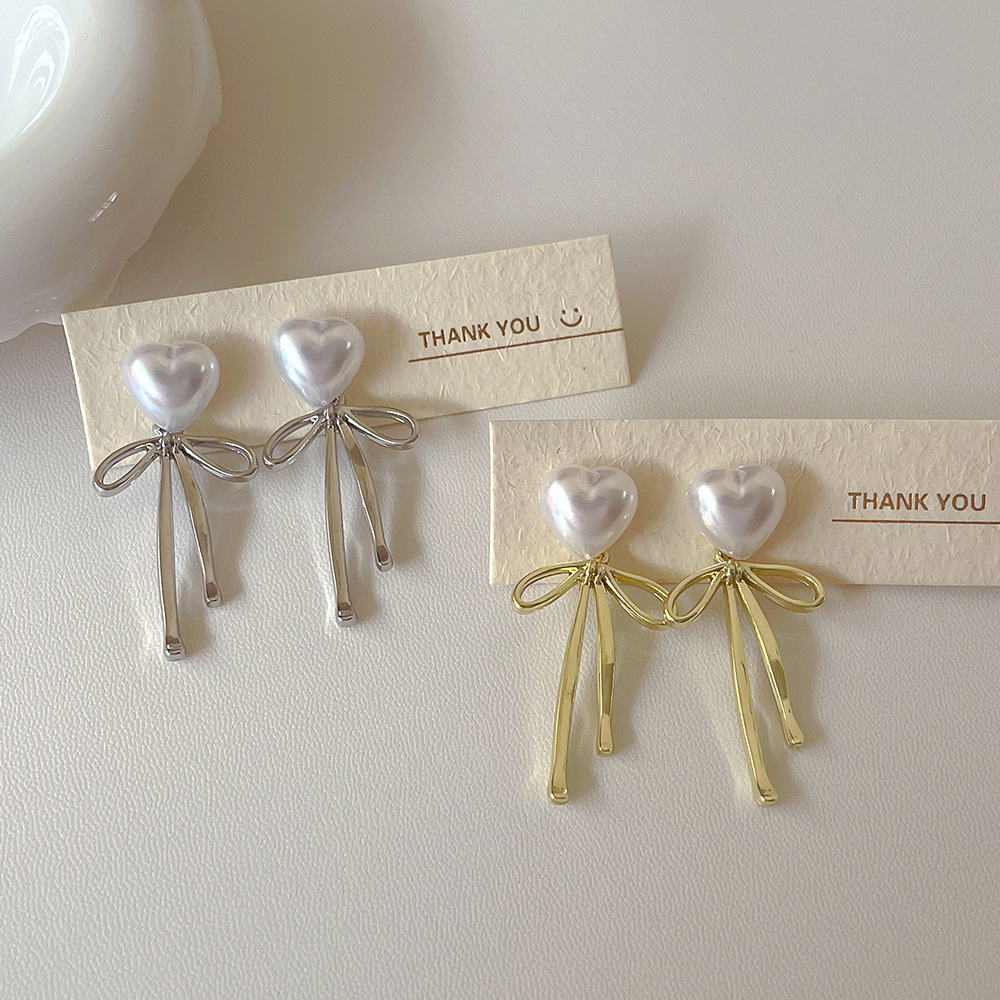 値下げ上海真珠クリーム金＆銀2セット 浅黒い 