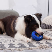 ゴム製の犬のおもちゃ、人工タイヤ、歯のクリーニング、犬の咀嚼、ペットのおもちゃ、投擲訓練