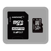 【10個セット】 HIDISC microSDHCカード 16GB CLASS10 UHS